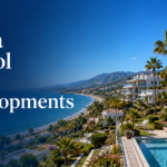 Costa del Sol new developments with modern apartments, sea views, palm trees and luxury pool areas