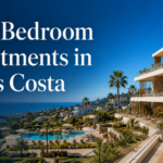 One-bedroom apartments in Mijas Costa with modern terraces, sea views and landscaped communal areas